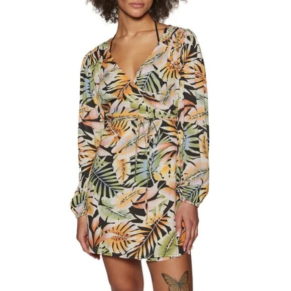 Billabong Spring Romance Mini Wrap Dress Sizes XS and S - Picture 1 of 14